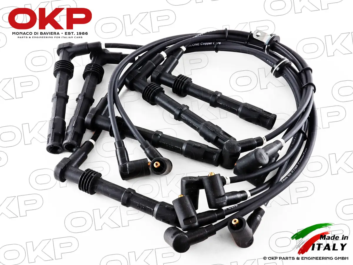 Satz Zündkabel Maserati Biturbo 24V (mit 2 Zündspulen)