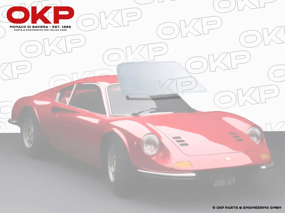 Frontscheibe klar Ferrari 206 - 246 Dino GT / GTS
