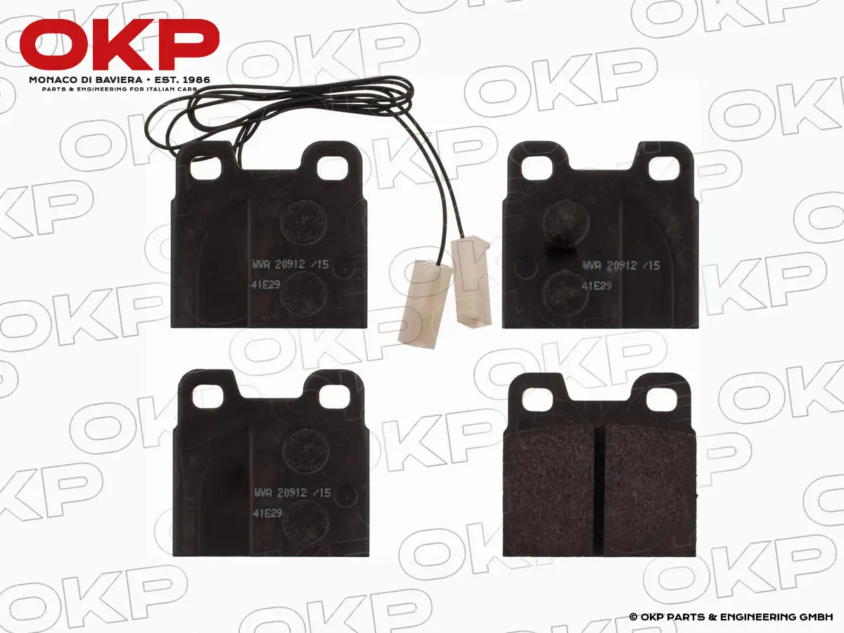 Satz Bremsbeläge hinten Alfetta + GTV/6 + Giulietta + 75