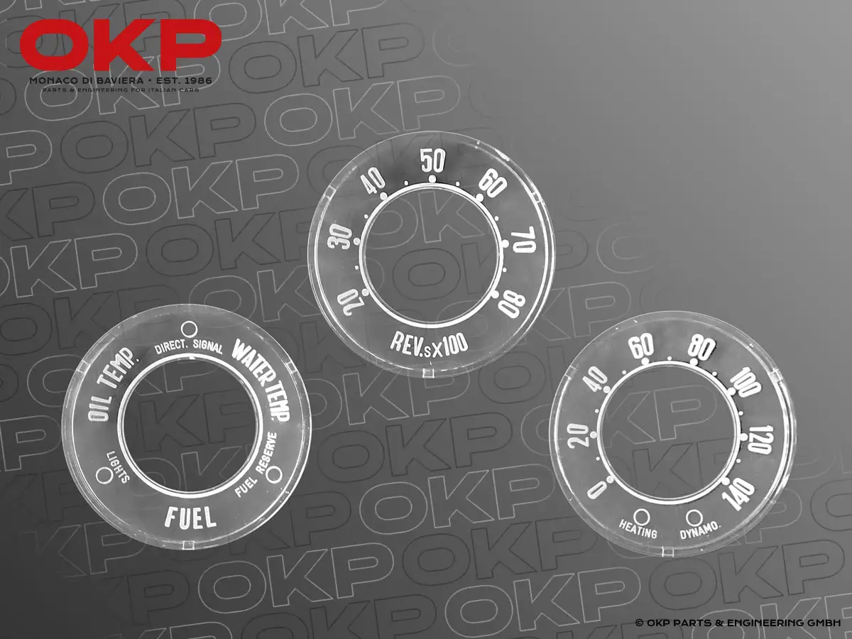 Satz Skalen für Instrumente 750 / 101 Veloce USA