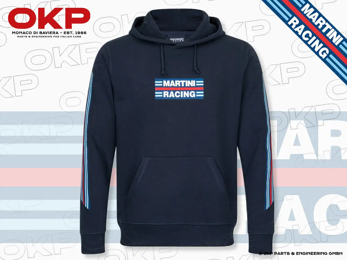 MARTINI RACING Hoodie Core Logo Navy M
