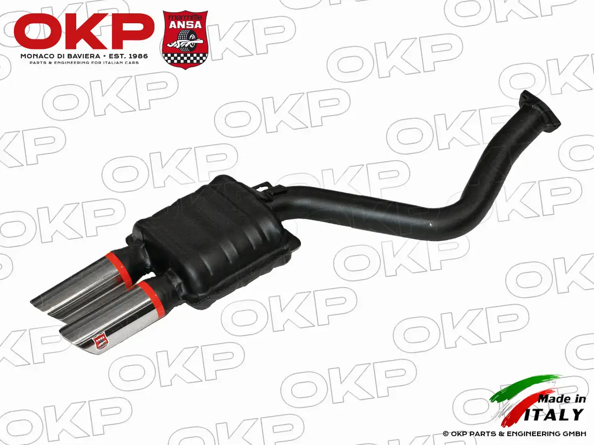 ANSA Rear exhaust left De Tomaso Pantera GTS-5S