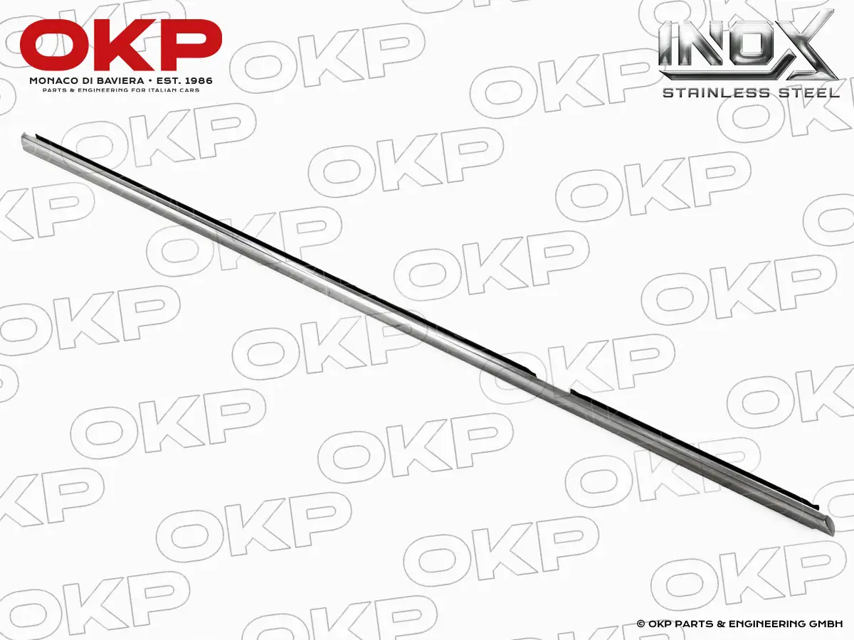 Door top chrome trim Spider right