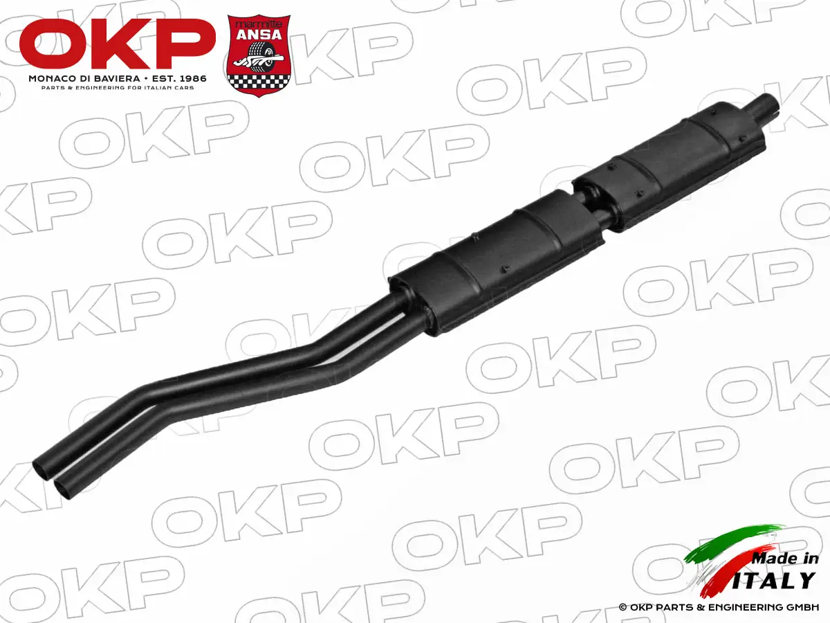ANSA Centre exhaust  left Ferrari  250 GT Coupe