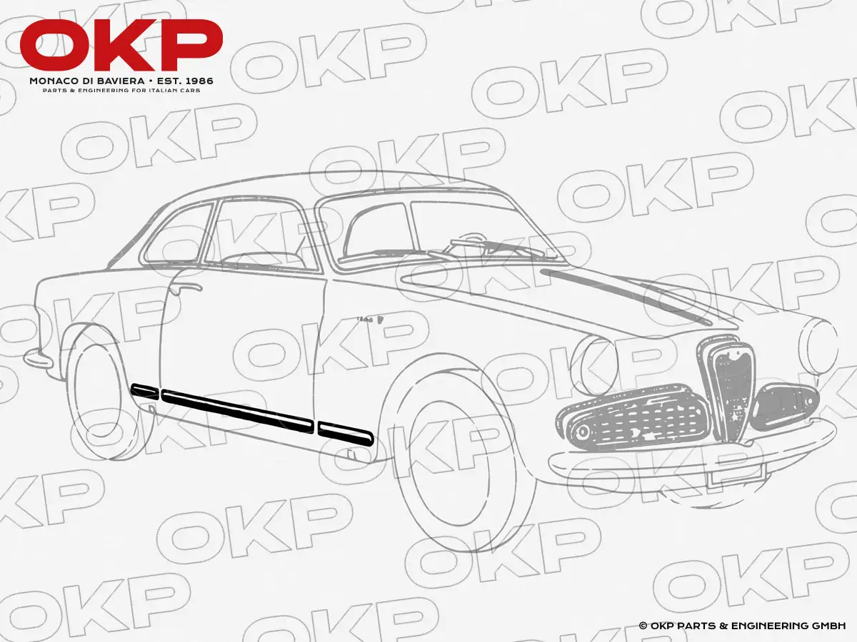 Serie profilo sottoporta Giulietta Sprint (6 pz.)