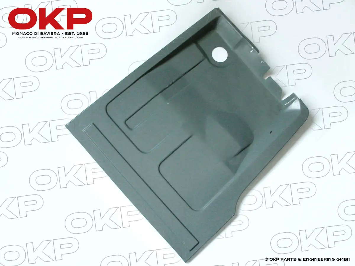 Bodenblech vorne links 105 - Typen (stehende Pedale)