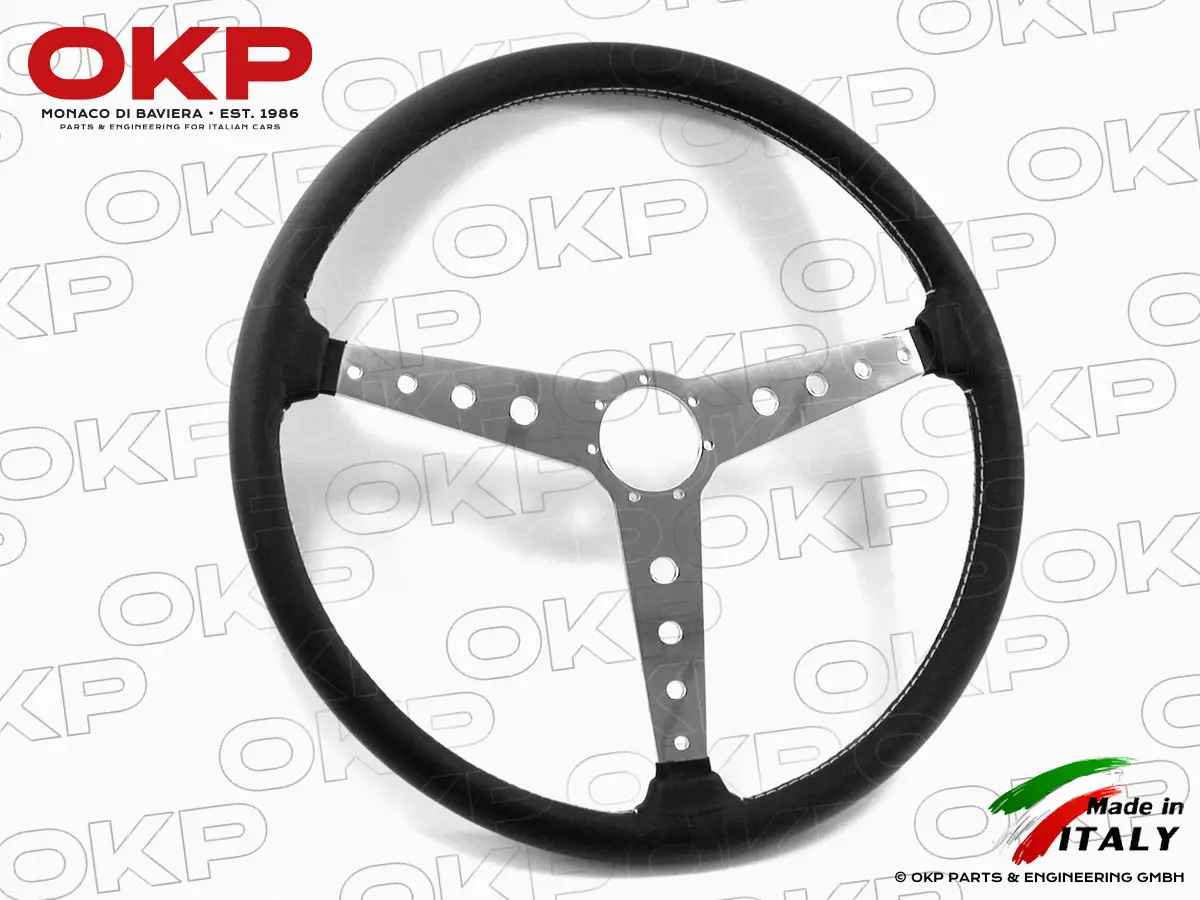 Lederlenkrad GTA / TZ 1 / TZ 2 385mm (o. ABE)