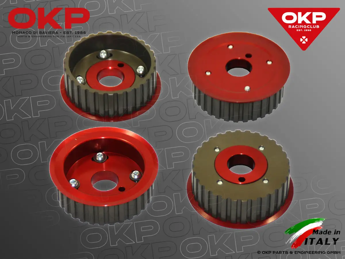 Satz Nockenwellen Räder Ferrari 208 / 308 einstellbar