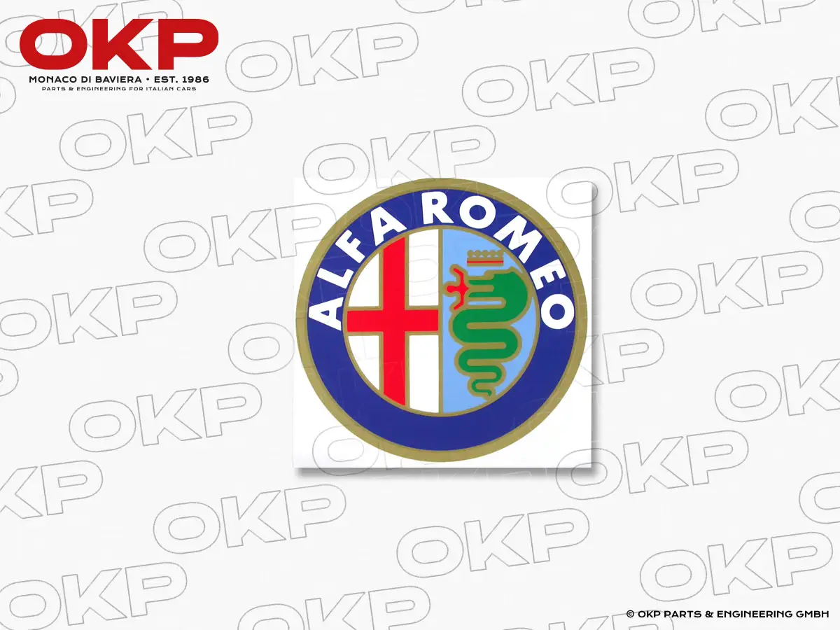 Aufkleber Alfa Romeo rund (10cm)