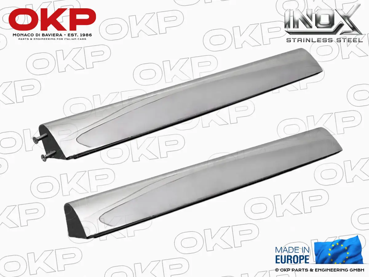 Satz Chromleisten Lufteinlaß 750 / 101 Giulietta Spider