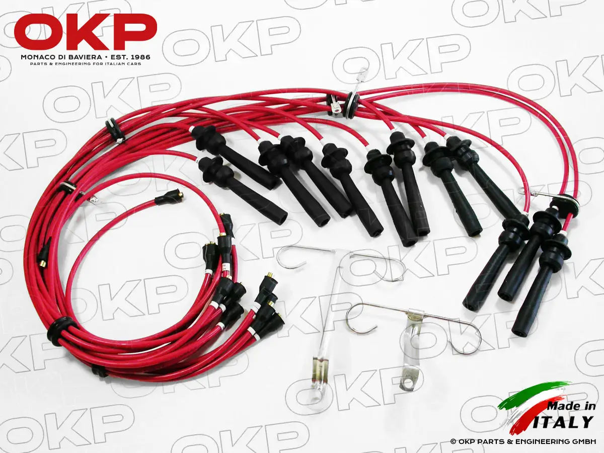 Satz Zündkabel Lamborghini Countach 5000 4 valves