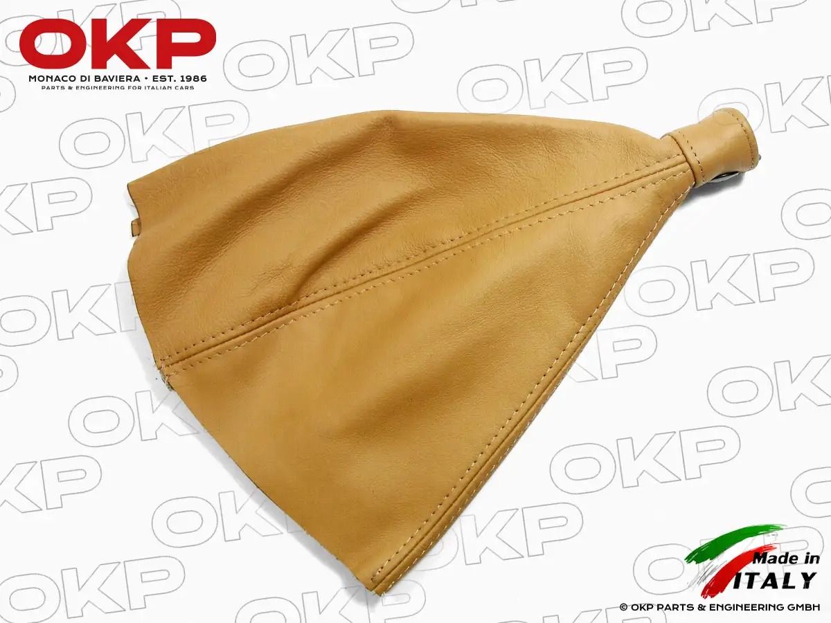 Gear lever gaiter leather tan Spider 85 - 93