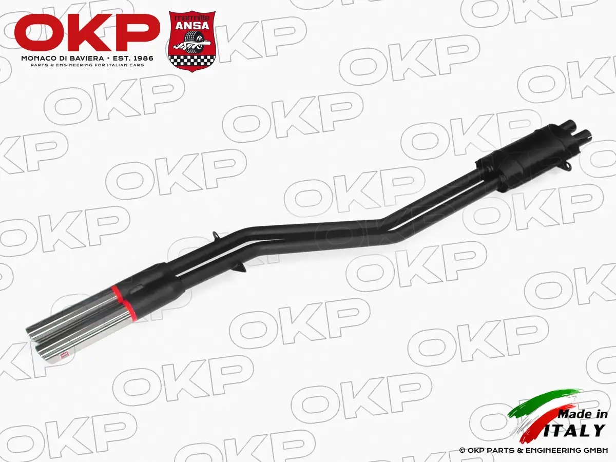 ANSA Schalldämpfer hi. links Ferrari 250 GTE 1660mm