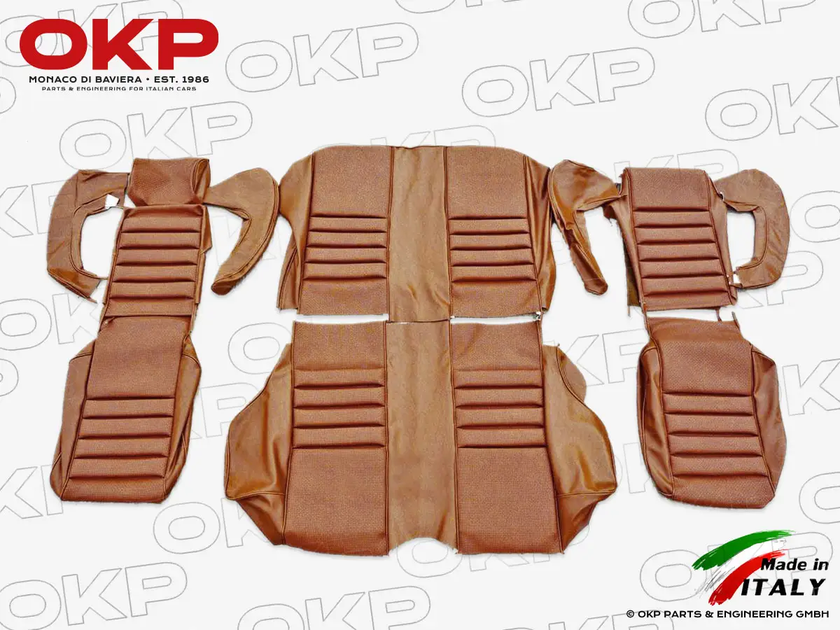 Sitzbezug komplett 1750 Bertone 1.S. Kunstleder braun