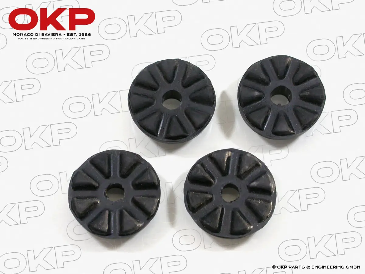 Satz (4) Gummis für Fangseil Vorderachse 750 / 101