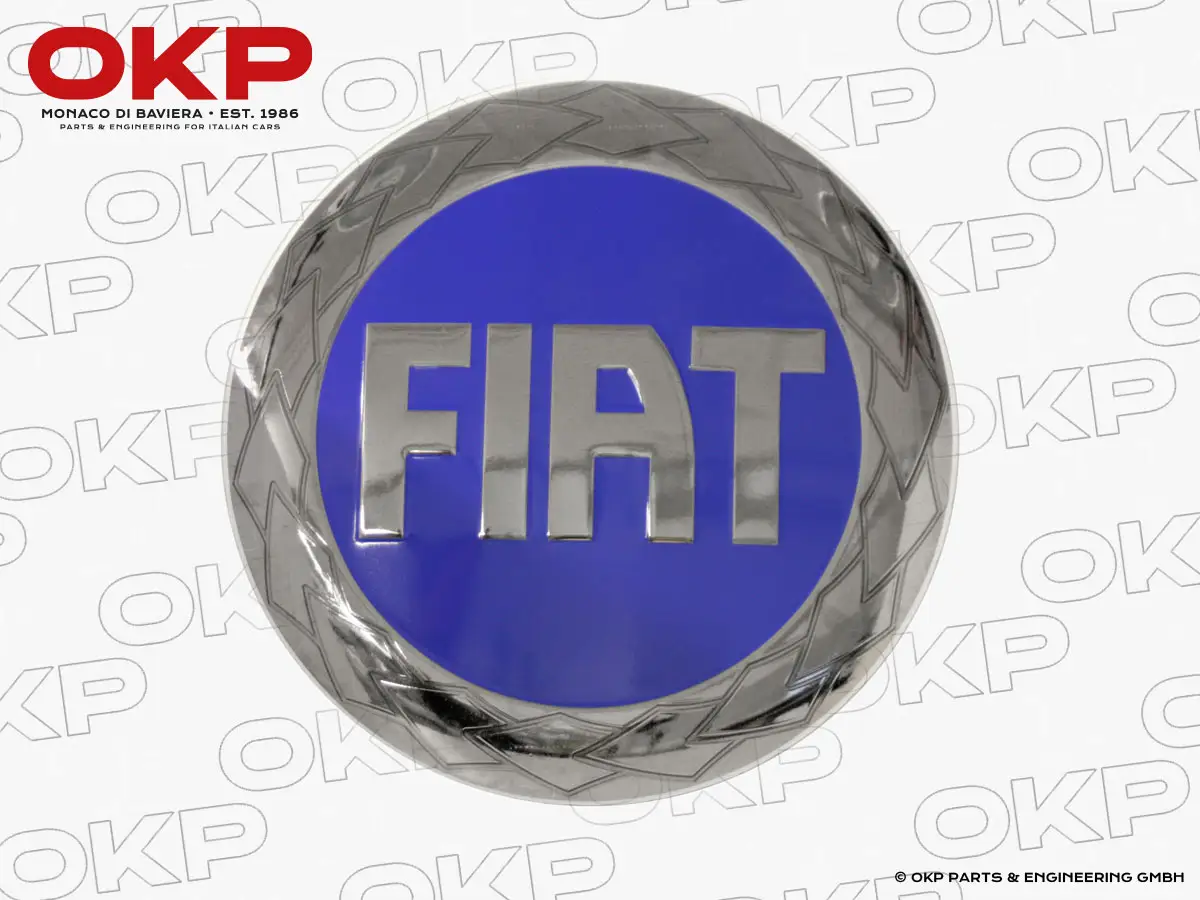 Emailleschild Original Fiat 500mm Porzellan