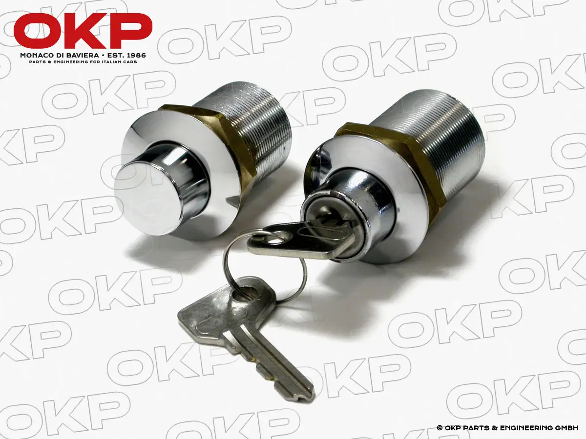 Satz Türdrücker außen mit Schloß GTA + 101 SZ