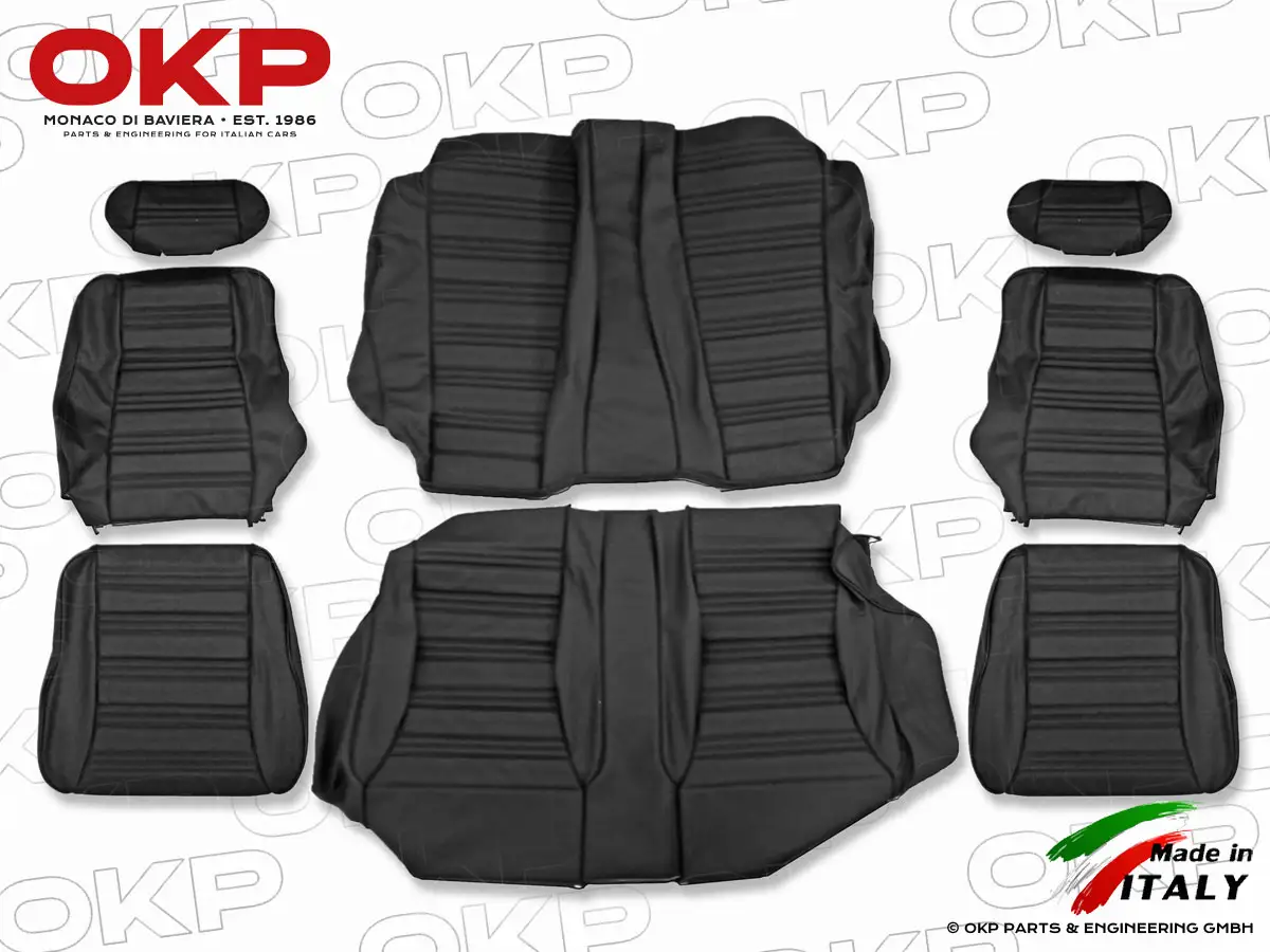 Selleria sedile 2000 GTV Bertone pelle forato nero