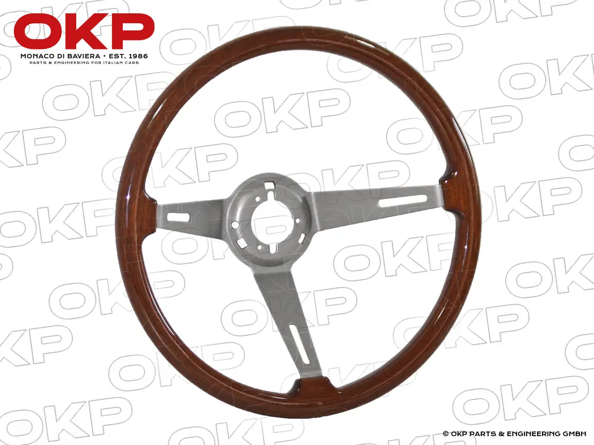 Holzlenkrad tief geschüsselt 380mm 2000cc
