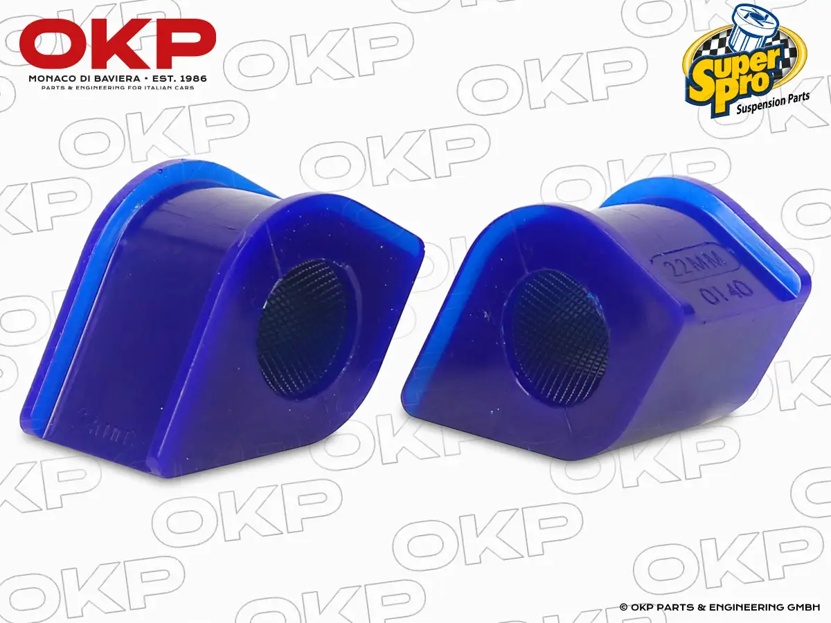 Bagues poly barre stabilisatrice av. SuperPro 22mm