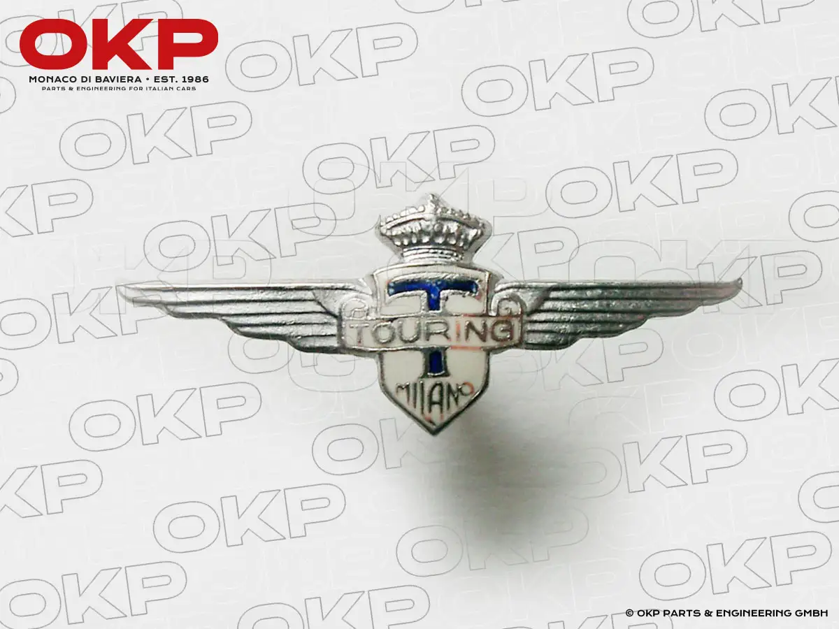 Emblem Touring Milano enamel  30mm