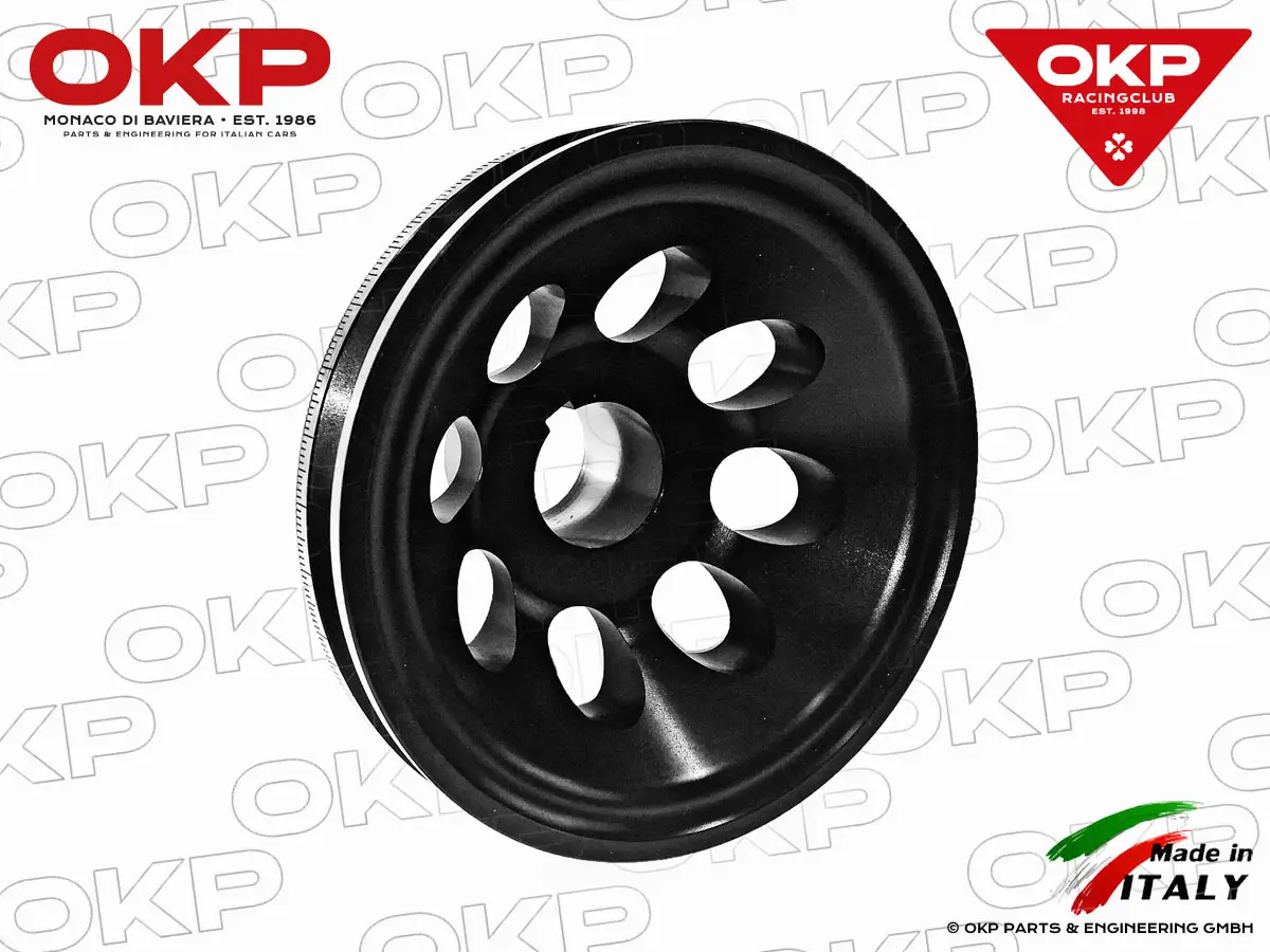 Riemenscheibe Aluminium 360° Skalierung (125mm)