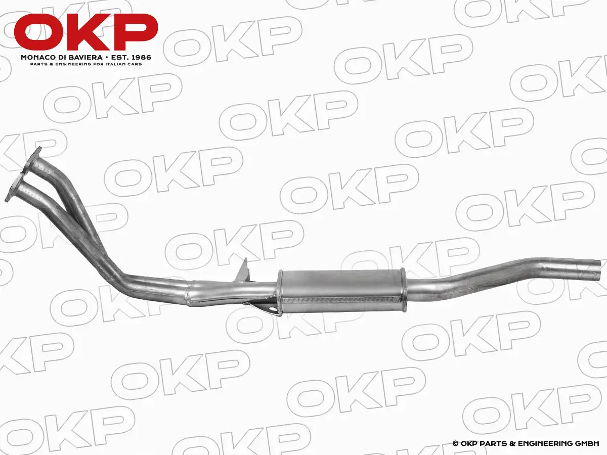 Schalldämpfer vorne Fastback Spider