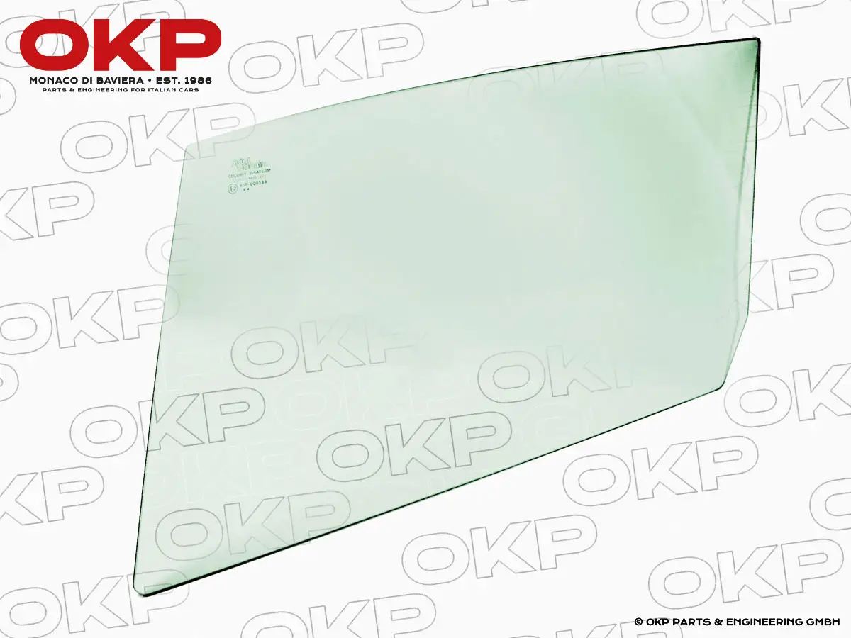 Door window GT left or right - green colored
