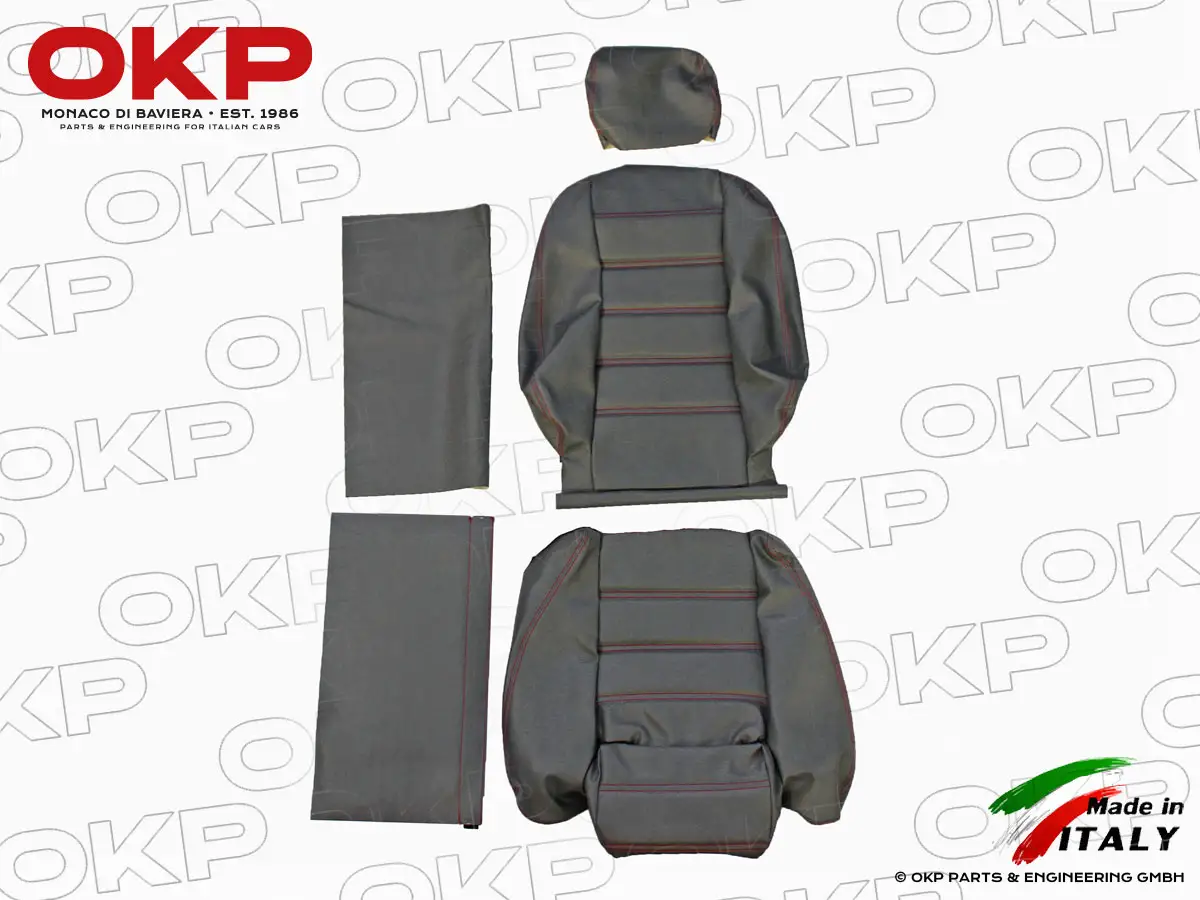 Selleria sedile Duetto 86 - 89 QV scay grigio (filo rosso)