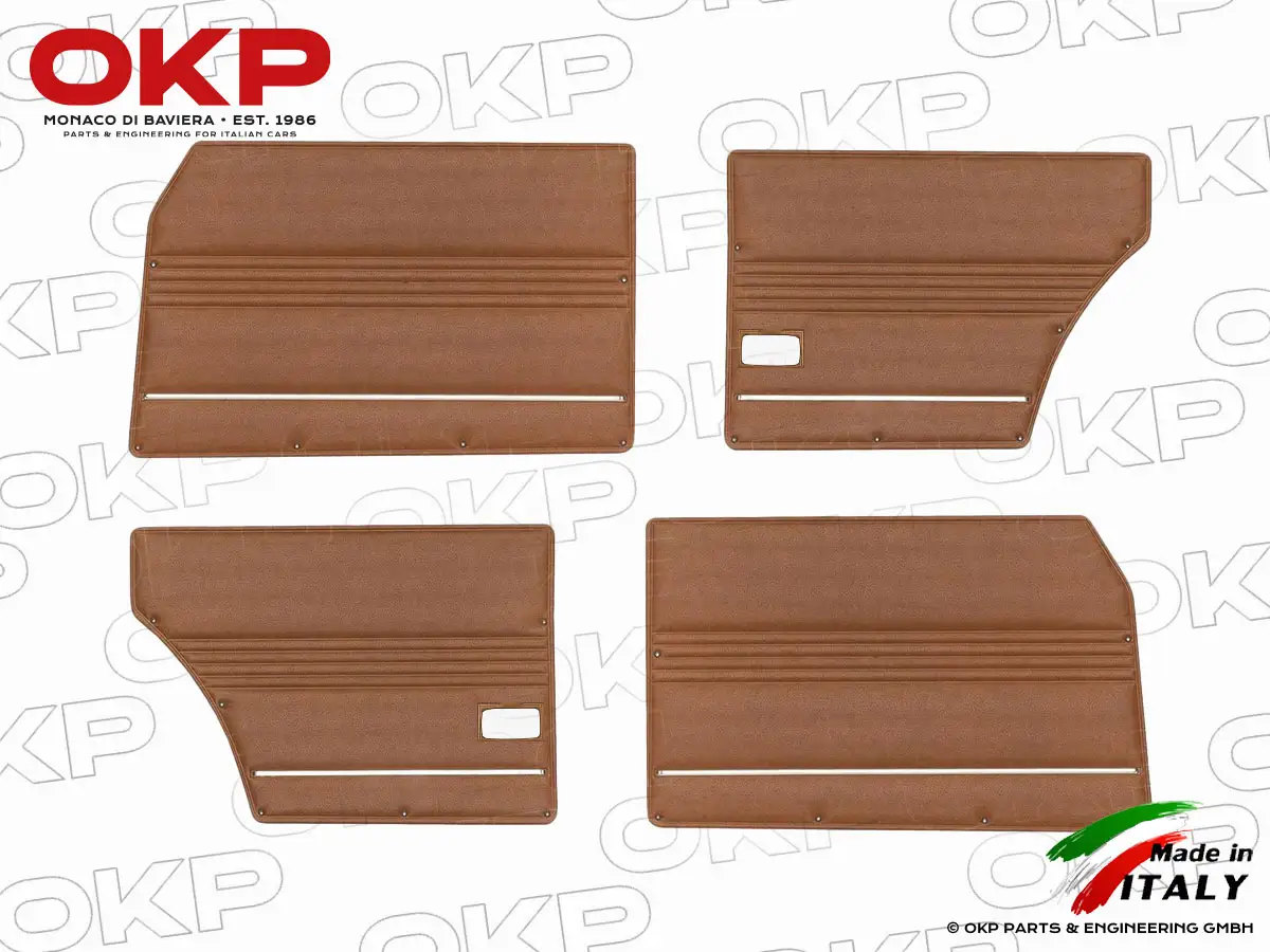 Satz (4) Türverkleidungen braun Giulia 62-73 horiz. Naht