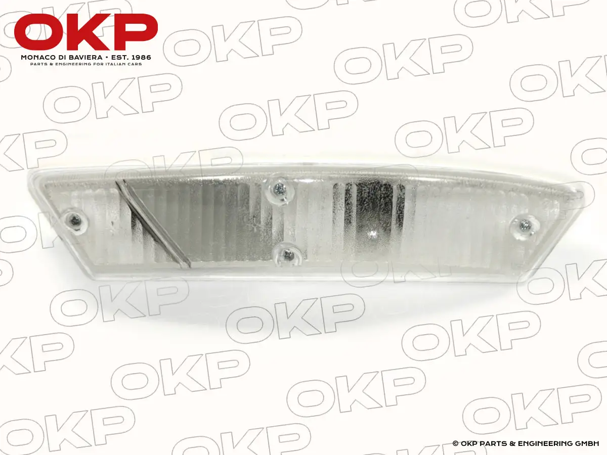 Blinkleuchte vorne weiß / weiß Rundheck Spider links