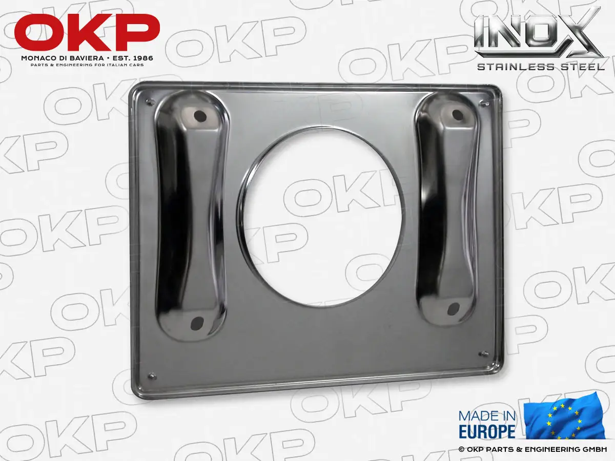 Support  plaque Bertone GT / GTV (Acier INOX)