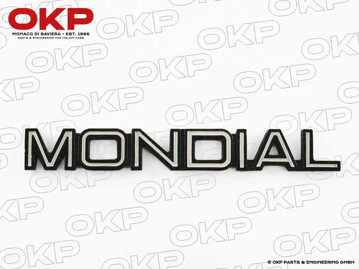 Schriftzug hinten Mondial Ferrari