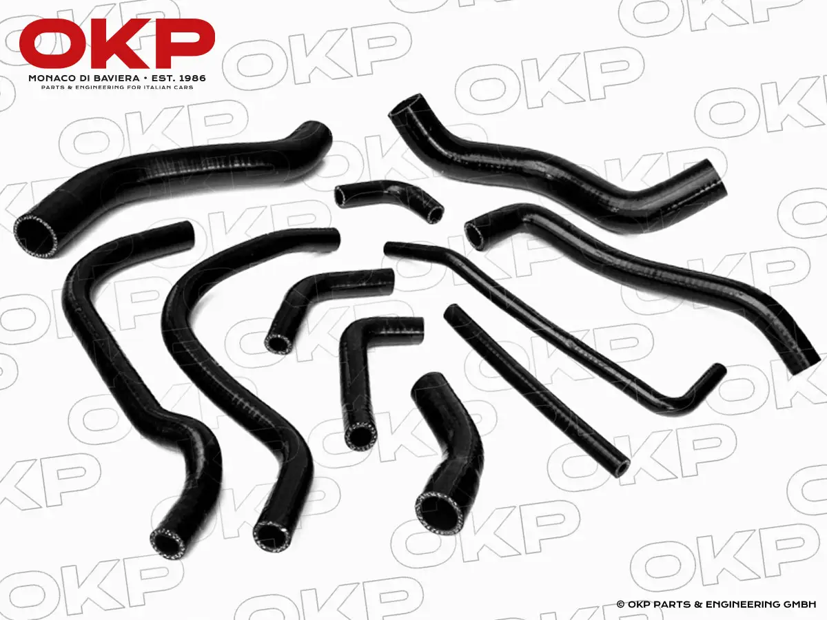 Satz (11) Kühlerschläuche Silikon 916 GTV/Spider TS