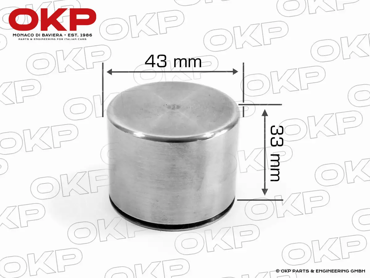 Bremskolben 43mm für Girling Zange vo Maserati