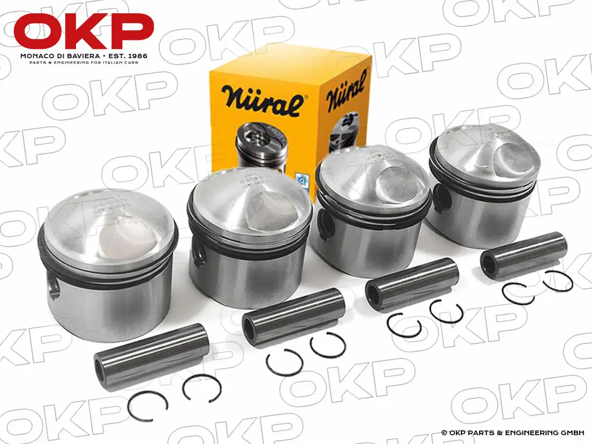 Satz (4 Stk.) Kolben 1300cc 74mm Original