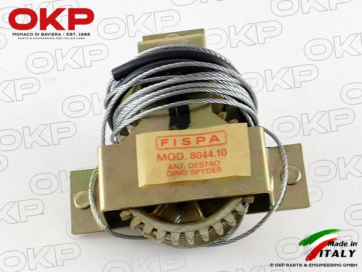 Cable levier vitre droit Fispa Fiat Dino Spider NOS
