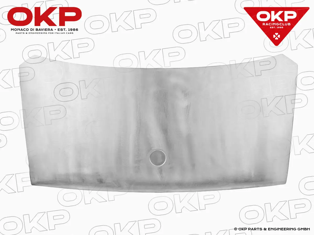 Kofferdeckel Alu mit Emblemvertiefung GT Bertone