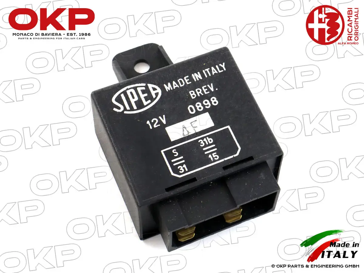 Relais intermittenza Alfa Romeo 33 original Sipea 12V 0898