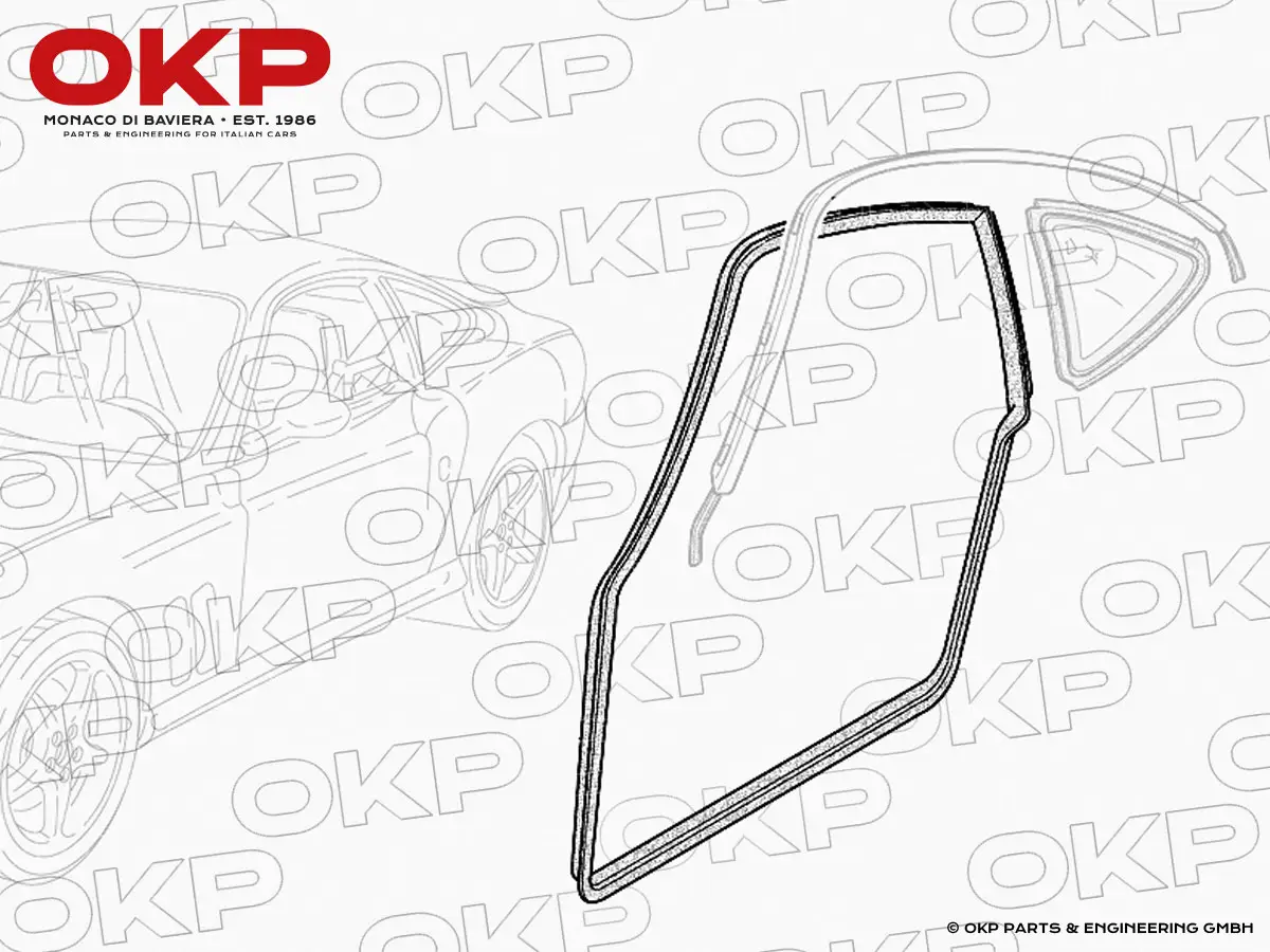 Türdichtung links Ferrari 550 / 575 Maranello