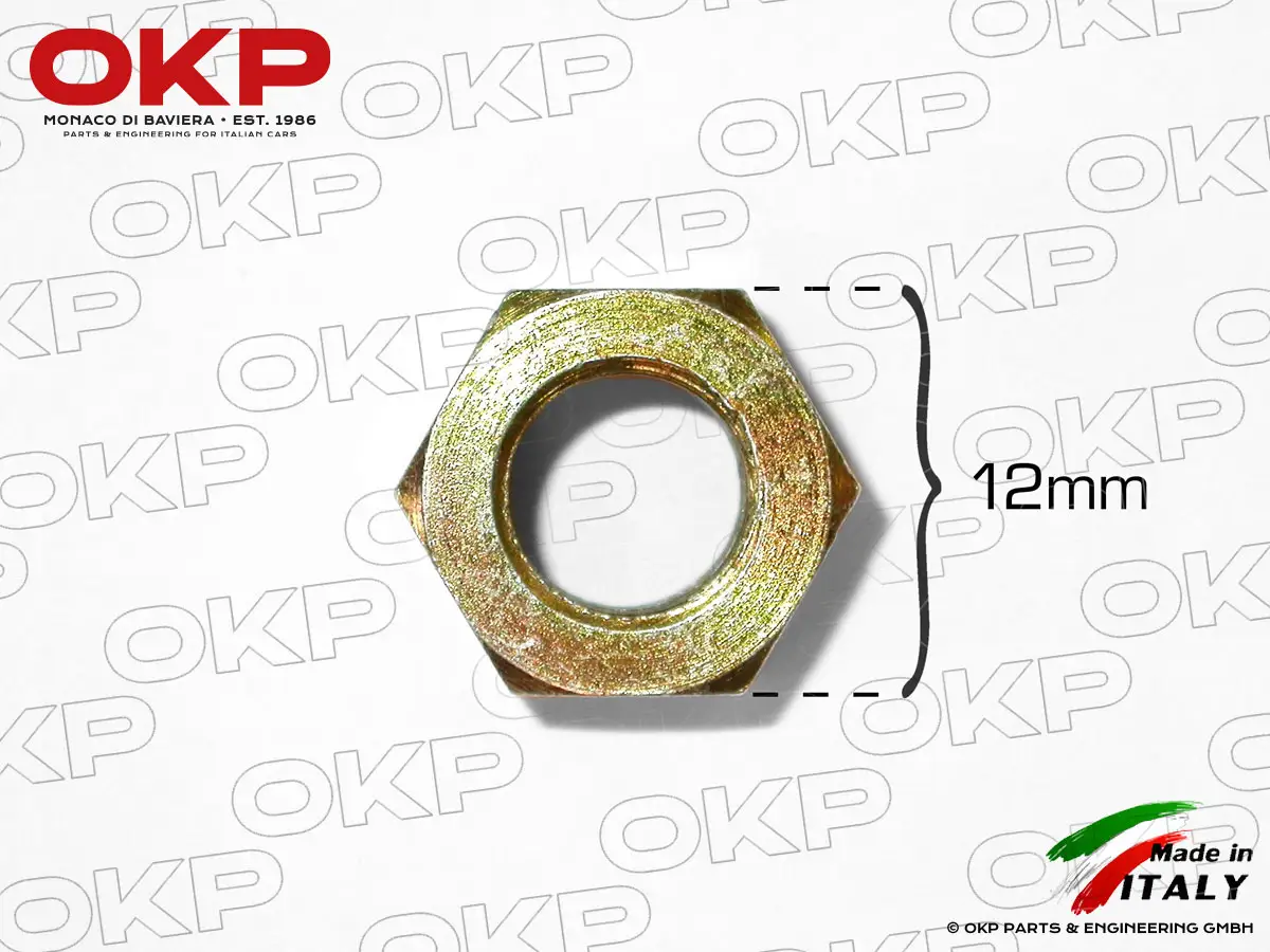 Feingewindemutter M8 x 1 (12er Schlüsselw.) verzinkt