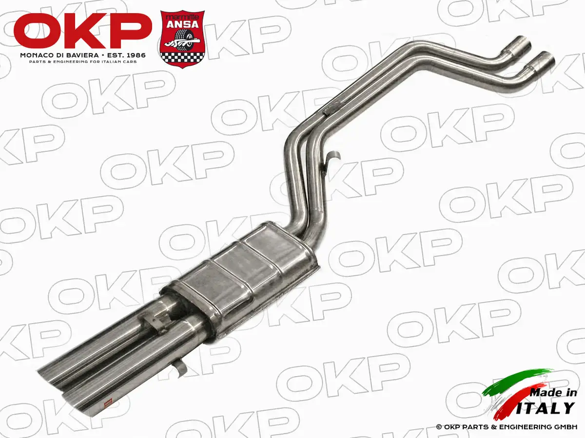 Ansa Rear exhaust right  Ferrari 400 / 400i / 412 INOX