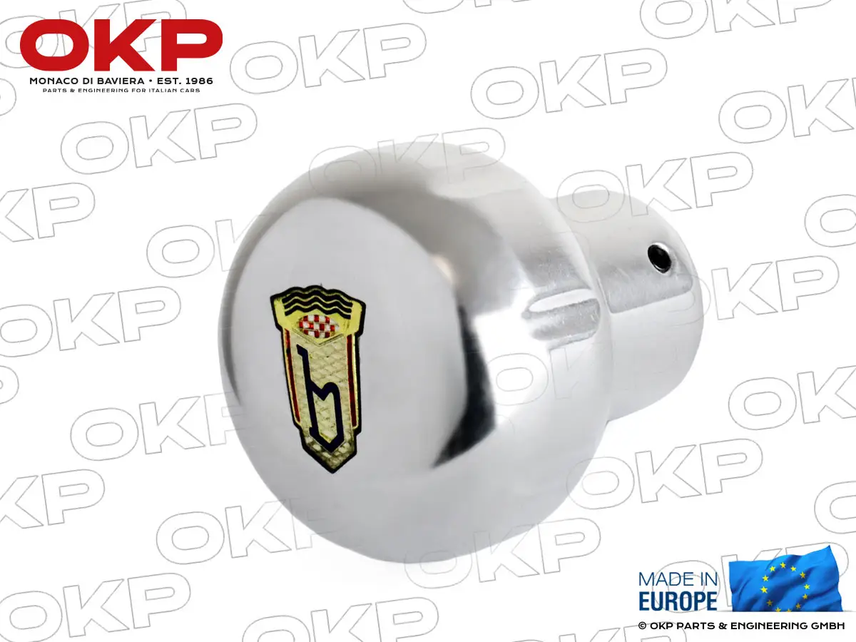 Schaltknauf Aluminium Alfa Bertone b Emblem