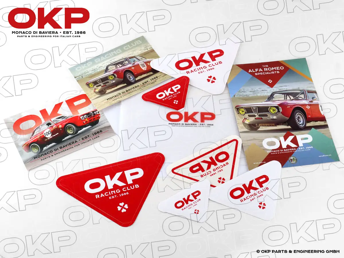 Aufkleber Set OKP RACING CLUB (8- teilig)