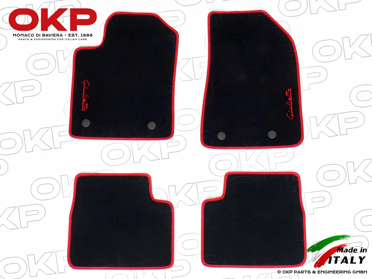 Jeu moquettes noir Velours Giulietta 2015-20