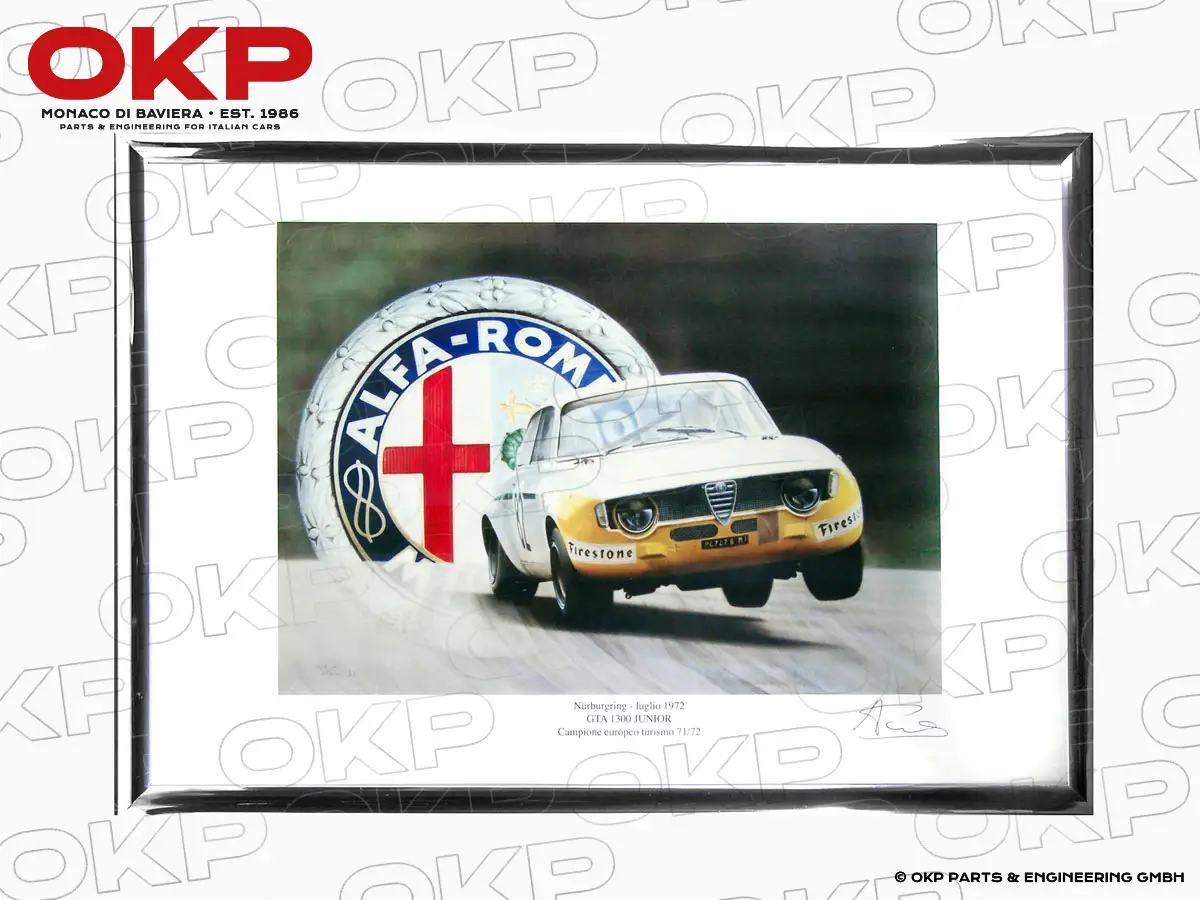 GTA Poster  Alfa Romeo GTA Nürburgring