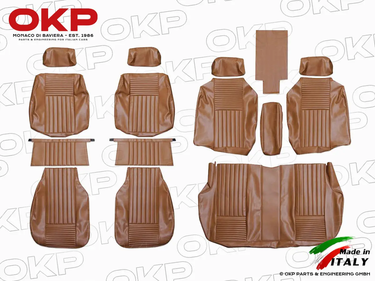 Sitzbezug komplett 2000 Berlina Kunstleder braun