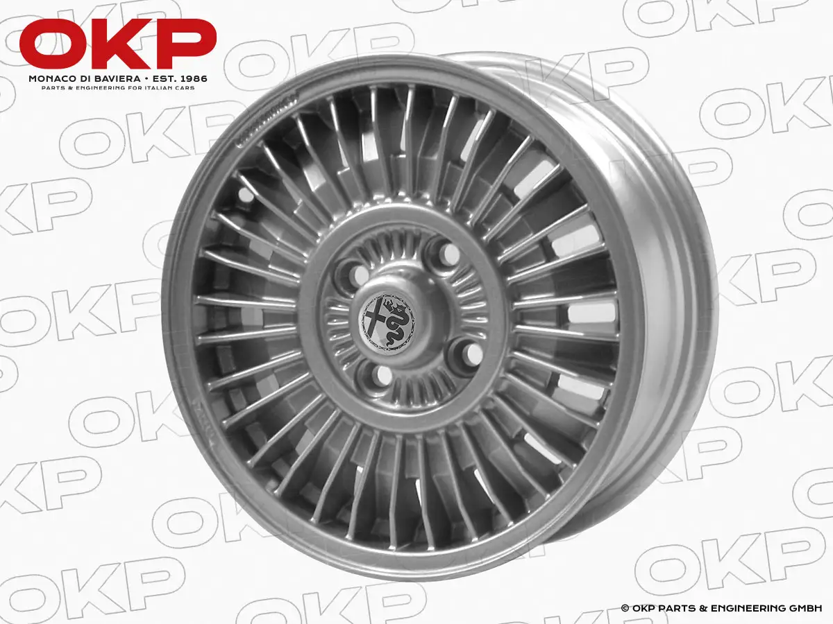 Alufelge 6 x 14 ET 23mm LK 4 x 108 Millerighe Replica