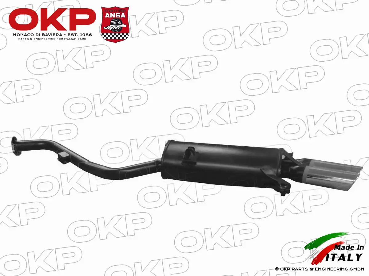 ANSA Schalldämpfer hi. re. Maserati Quattroporte 95 - 01