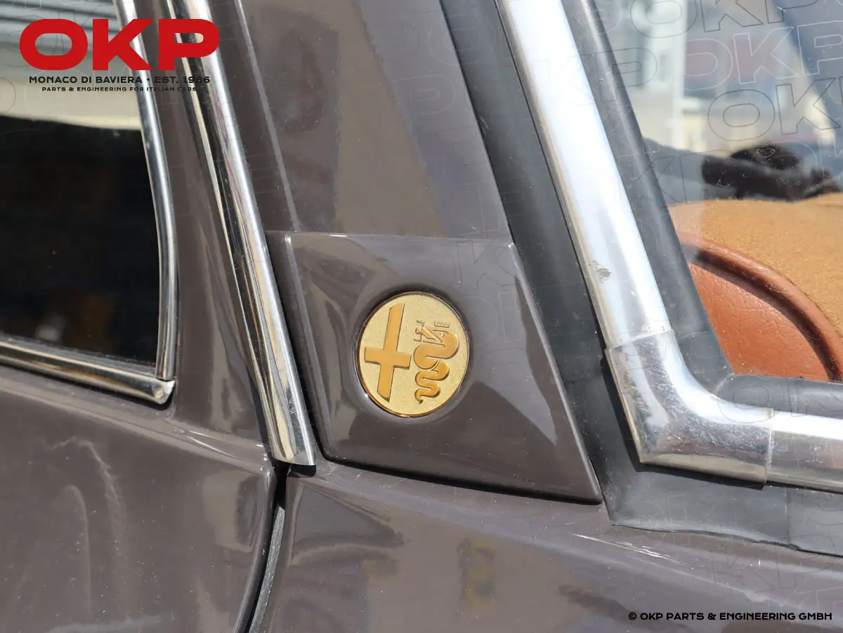 Stemma oro rotondo Giulia Super dx / SX